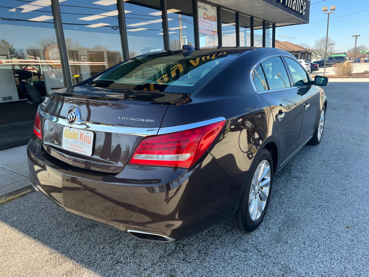 2015 Dark Chocolate Buick LaCrosse Leather Package (1G4GB5G31FF) with an 3.6L V6 DOHC 24V FFV engine, 6-Speed Automatic transmission, located at 1633 W Kimberly, Davenport, IA, 52806, (563) 323-5341, 41.559456, -90.598732 - Photo#3